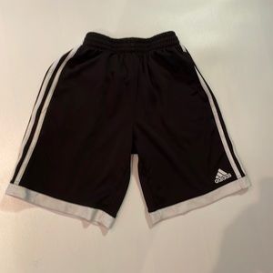 Boys Adidas Black Shorts Size M